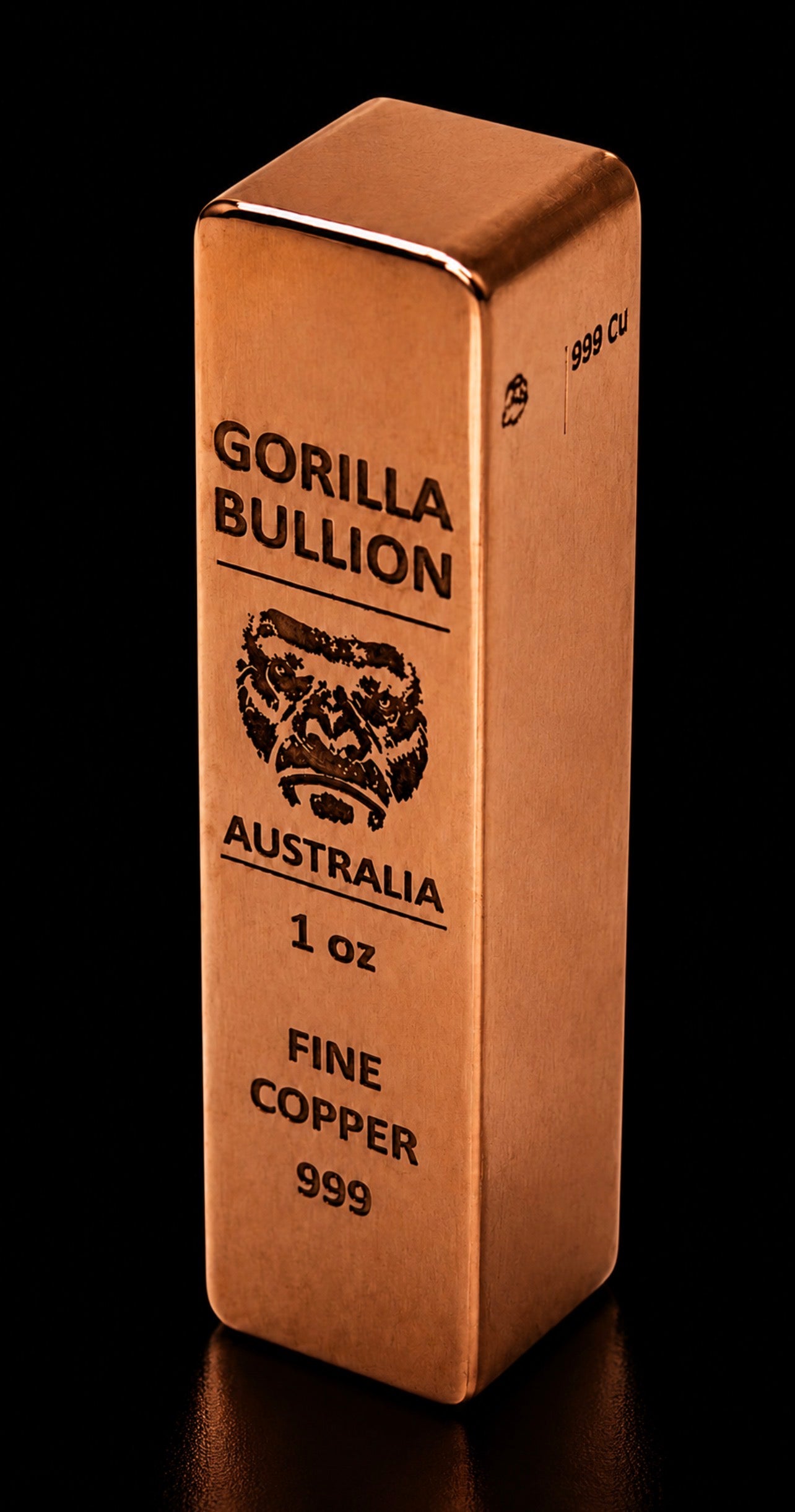1oz Pure Copper Ingot