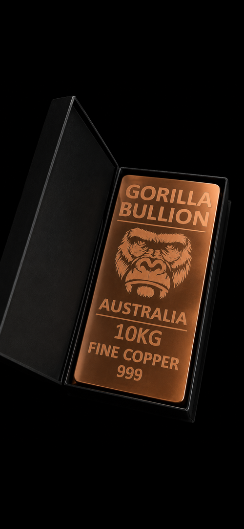 10KG Copper Bullion Bar - presented in premium gift box